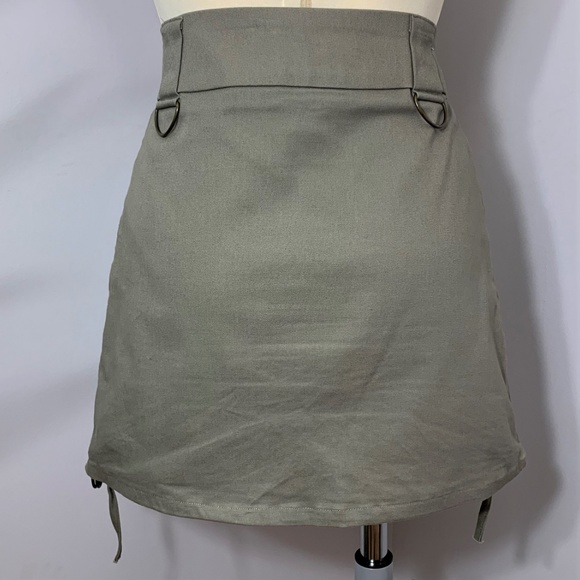 Ladies Zoey Beth Military Style Mini Skirt - Picture 6 of 8